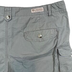 Columbia Sportswear Women's Olive Green Cotton Cargo Shorts Utility Pockets